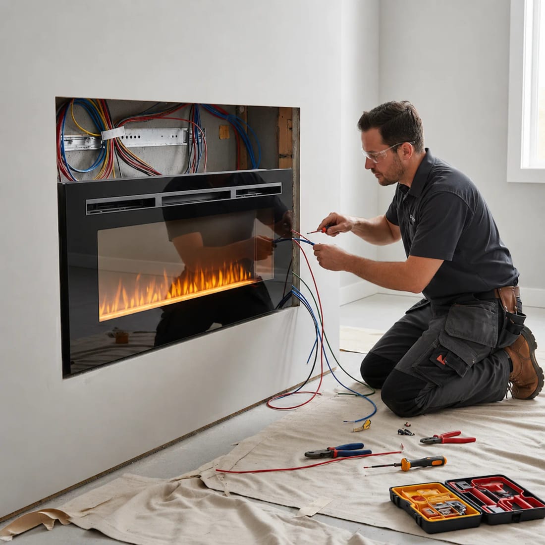 Electric Fireplace Installation Tampa FL